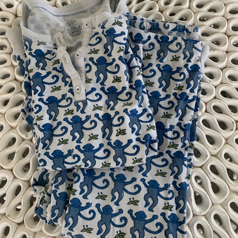 Roller Rabbit Monkey PJs